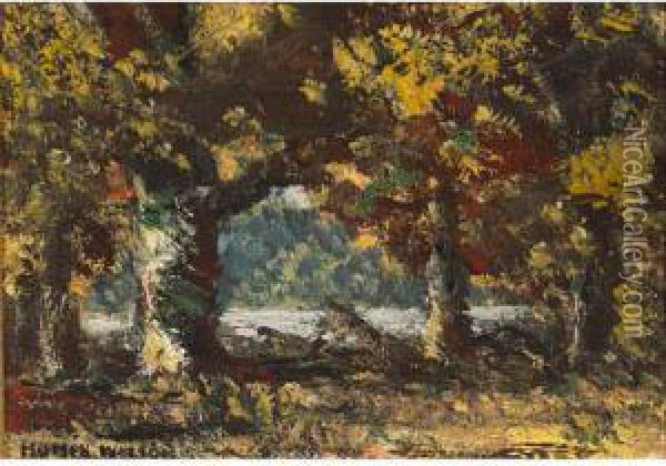 Landscape Near Doon Oil Painting - Homer Ransford Watson