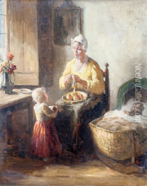 Moederweelde Oil Painting - Bernard de Hoog