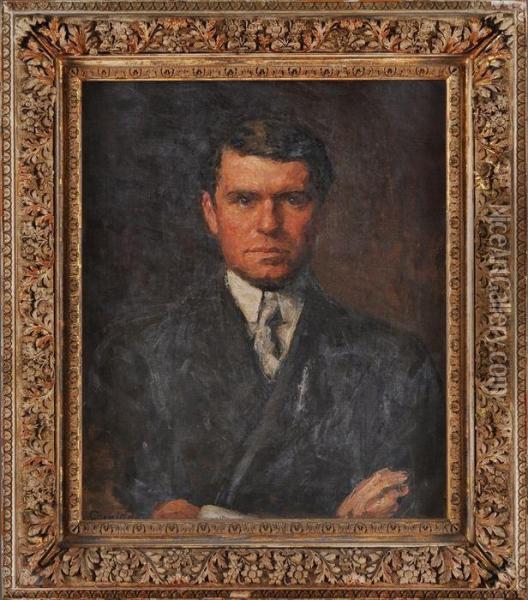 Portrait Of John N. Carrigan Oil Painting - William Carrigan