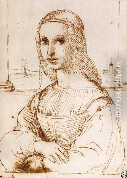 Portrait of a Woman Oil Painting - Raphael