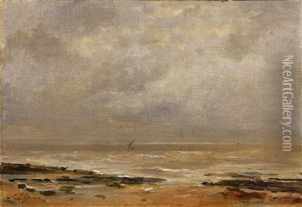 Bord De Mer Oil Painting - Stanislas Lepine