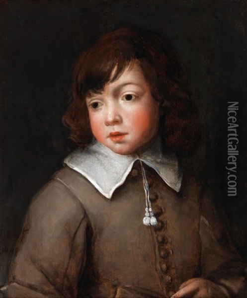 Portrait Of A Boy Oil Painting - Jakob van Loo