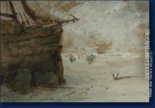 Bord De Mer Oil Painting - Henri Stacquet
