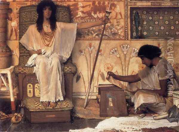 Joseph - Overseer of the Pharoah's Granaries Oil Painting - Sir Lawrence Alma-Tadema