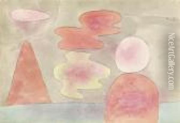 Aussicht Oil Painting - Paul Klee