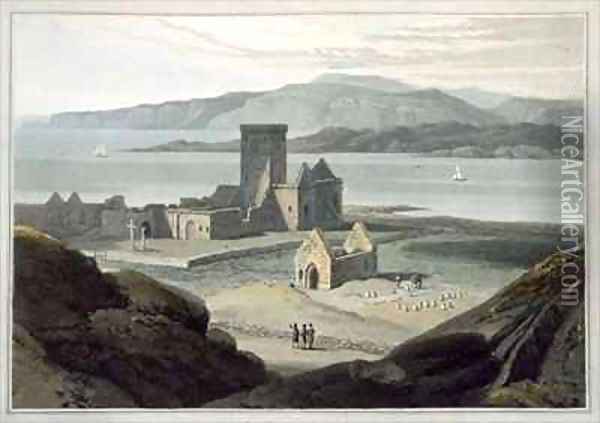 The Cathedral at Iona Oil Painting - William Daniell RA