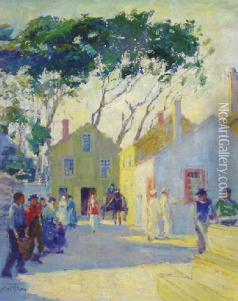A Sunny Day Oil Painting - Pauline Palmer