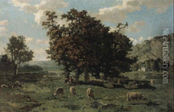La Vallee De La Meuse Oil Painting - Adriaan Josef Heymans