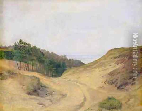 The Narrow Pass at Blankenese Oil Painting - Jacob Gensler