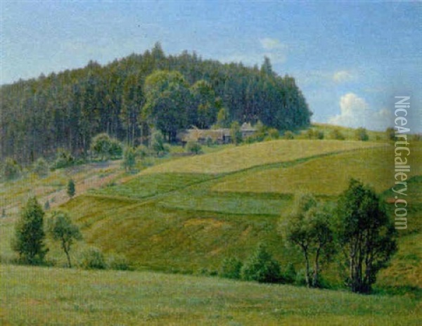 Sommer (waldviertel) Oil Painting - Thomas Leitner