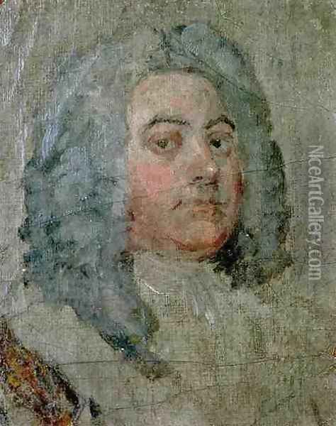 Portrait of George Frederick Handel 1685-1759 Oil Painting - William Hogarth