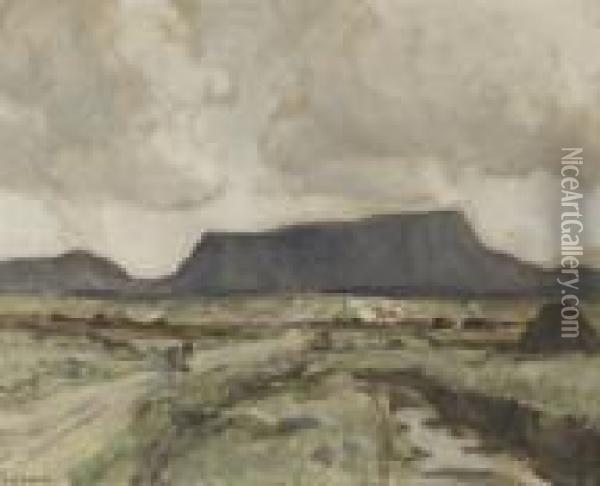 View At Glenveigh Oil Painting - James Humbert Craig