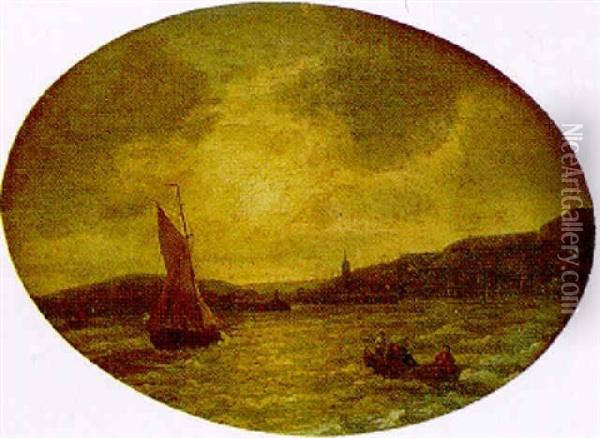 Marine Oil Painting - Gabriel-Gervais Chardin