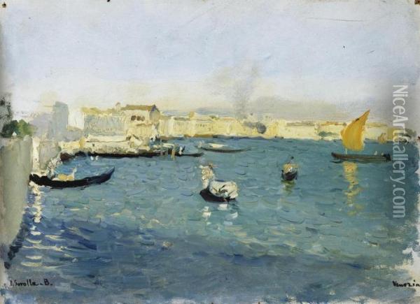 Venecia: Venice Oil Painting - Joaquin Sorolla Y Bastida