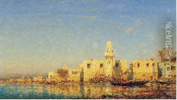 Tripoli D'afrique Oil Painting - Felix Ziem
