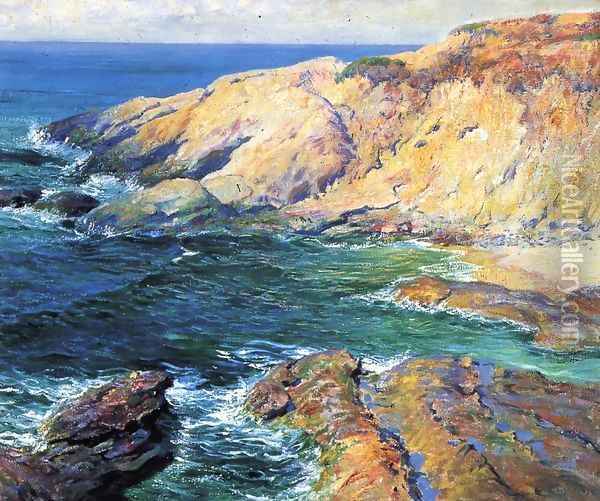 Incoming Tide 1917 Oil Painting - Guy Rose
