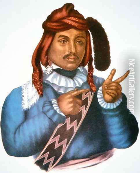 Chief Itcho Tustenneggee Oil Painting - Charles Bird King