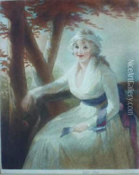 The Honorable Mrs Wharton Oil Painting - Elizabeth Gulland