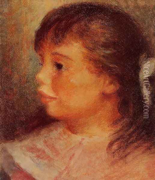 Portrait of a Girl 1 Oil Painting - Pierre Auguste Renoir