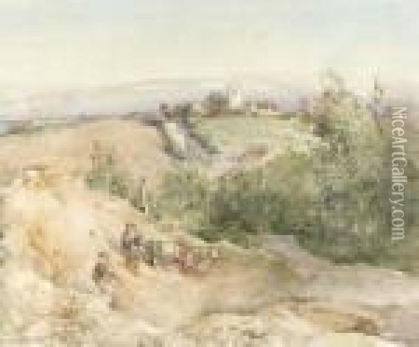 The Gravel Pit Oil Painting - Edward Arthur Walton