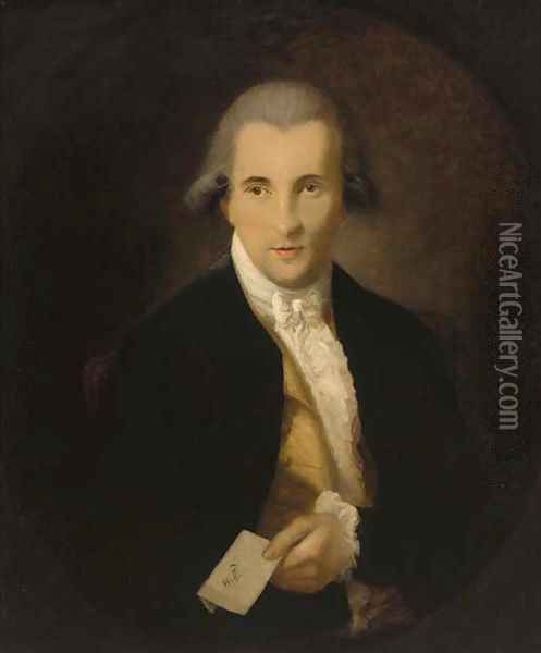Portrait of a gentleman Oil Painting - Dupont Gainsborough