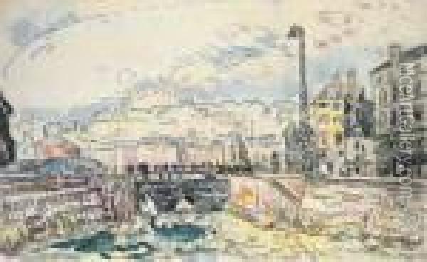 Le Havre Oil Painting - Paul Signac