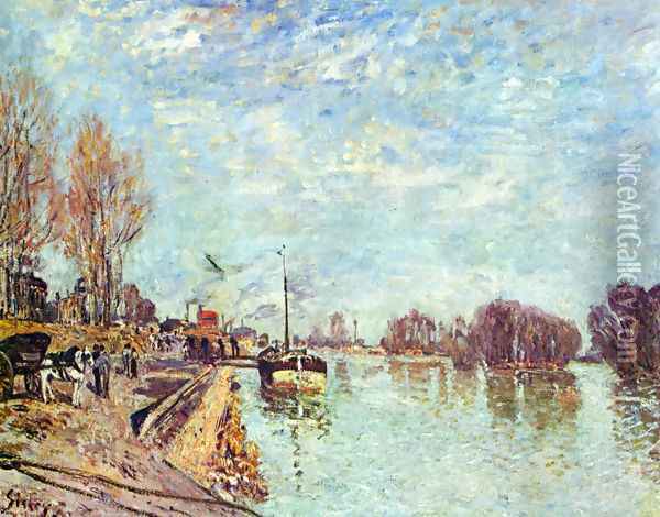 The straw rents 3 Oil Painting - Alfred Sisley