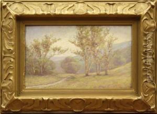 'arroyo Seco At Pasadena Oil Painting - Carl Zimmerman