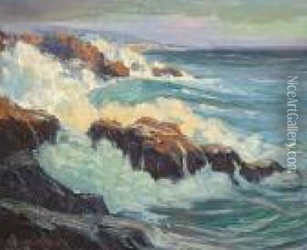 Marine, Laguna Oil Painting - Edgar Alwin Payne
