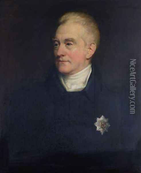 George John Spencer, 2nd Earl Spencer 1758-1834 1833 Oil Painting - Henry William Pickersgill