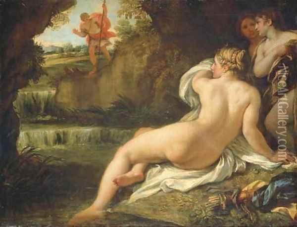 Diana and Actaeon Oil Painting - Carlo Maratti