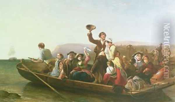 The Emigrants Oil Painting - Thomas Falcon Marshall