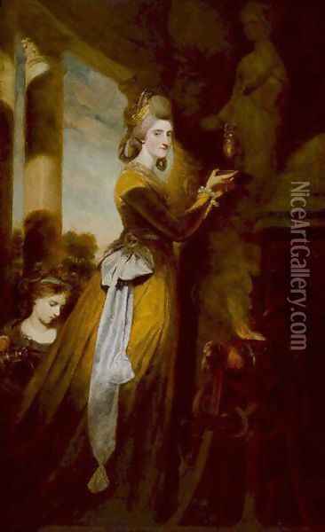 Mrs Peter Beckford Oil Painting - Sir Joshua Reynolds