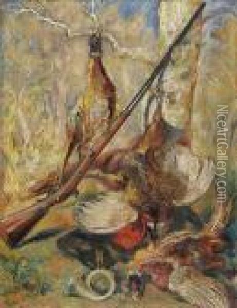 Bazanty 1931 R. Oil Painting - Fryderyk Pautsch
