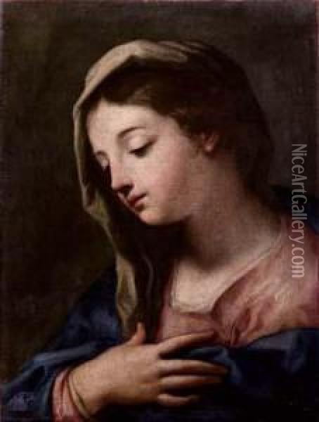 Madonna Orante Oil Painting - Jacopo (Giacomo) Amigoni