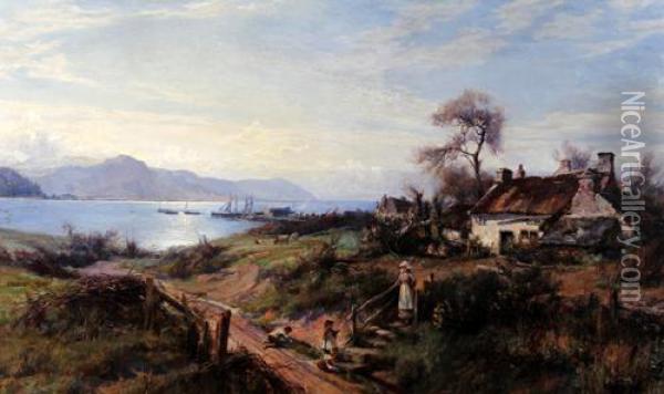 The Conway Estuary From Deganwy Oil Painting - William Gilbert Foster