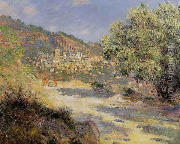 The Road To Monte Carlo Oil Painting - Claude Oscar Monet