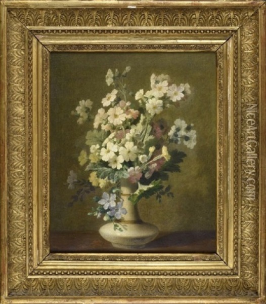 Bouquet De Fleurs Oil Painting - Andre Perrachon