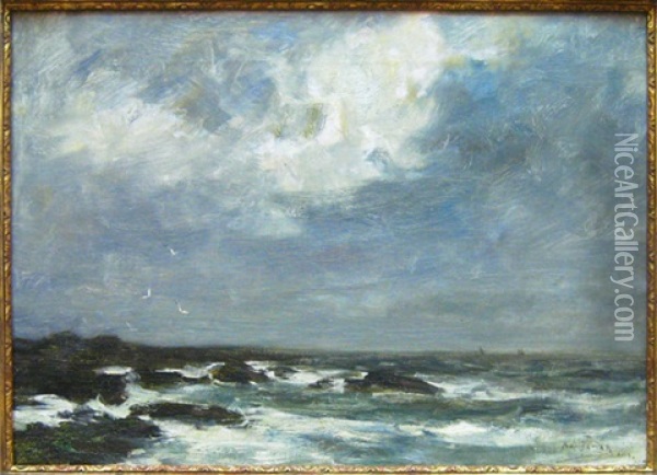 Marine Oil Painting - Armand Gustave Gerard Jamar
