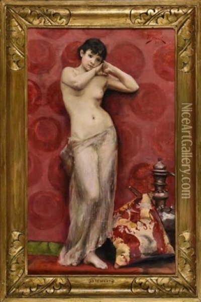 Lesclave, 1881 Oil Painting - Julius LeBlanc Stewart