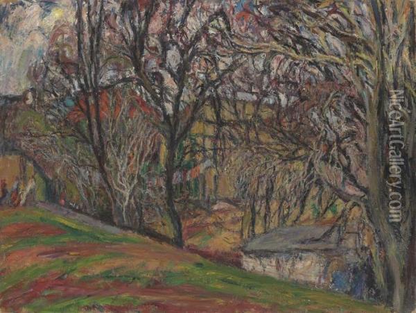 Spring In The Park Oil Painting - Abraham Manievich