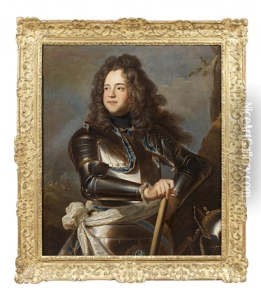 Portrait Du Comte D'evreux Oil Painting - Hyacinthe Rigaud