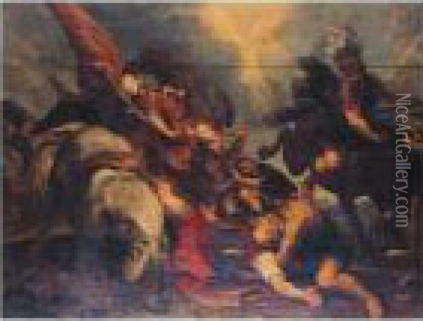 The Conversion Of St Paul Oil Painting - Peter Paul Rubens