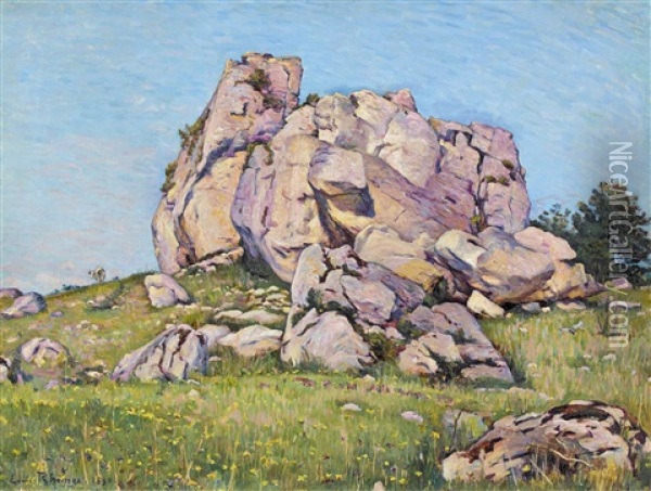 Rocailles Oil Painting - Louis Rheiner