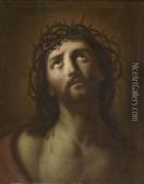 Tete De Christ Oil Painting - Guido Reni