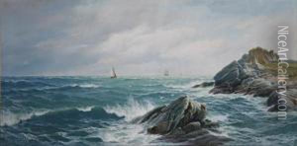 Open Seascape Oil Painting - Edward Moore