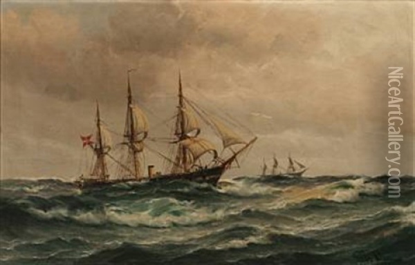 Seascape With The Frigate 