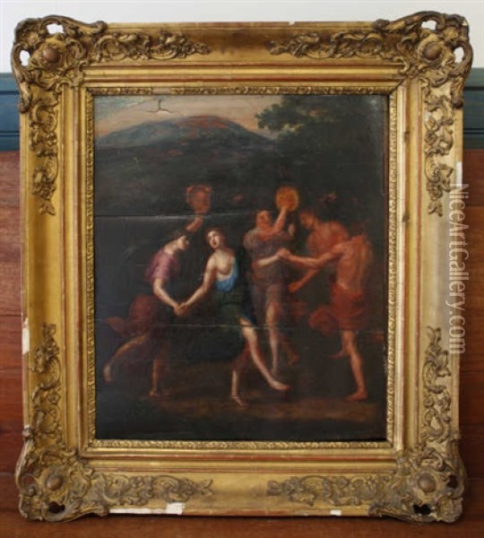 Scene Mythologique Oil Painting - Nicolas Bertin