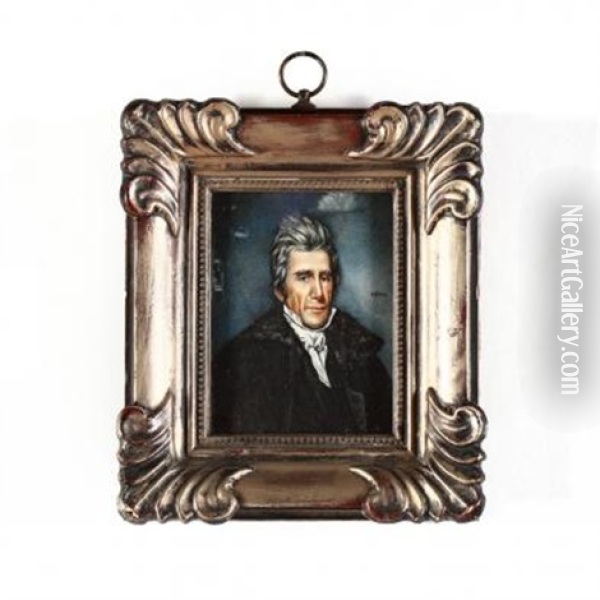 Portrait Of Andrew Jackson Oil Painting - Ralph Eleaser Whiteside Earl