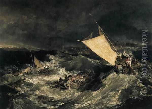 The Shipwreck c. 1805 Oil Painting - Joseph Mallord William Turner